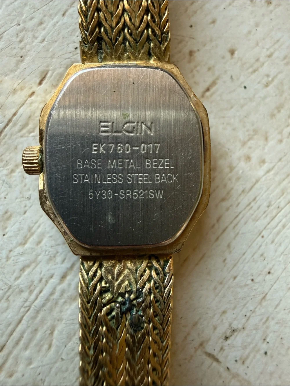 Gold-Tone Diamond Quartz Women's Watch - Gold/Black